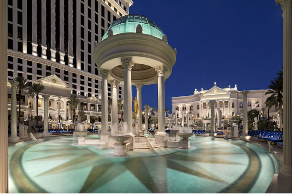 Sightseeing at Caesars Palace - A Roman Themed Hotel in Las Vegas