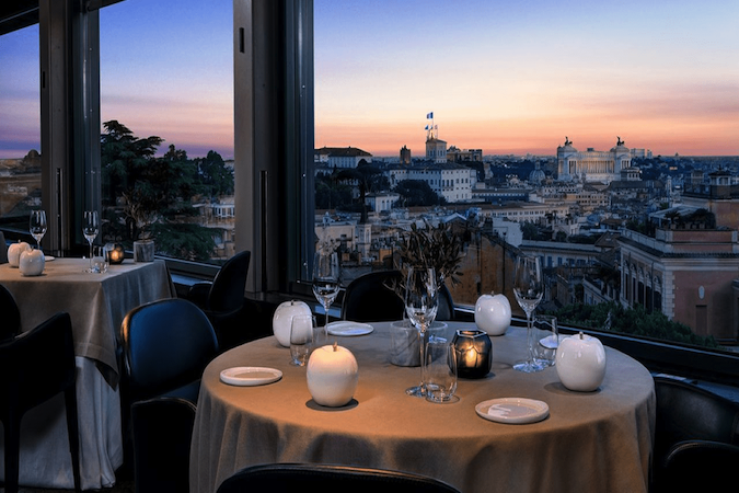Top hotels for views in Rome